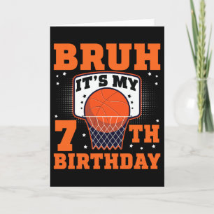 Mann, es ist mein 7. Geburtstag Sketll 7-jähriger  Karte