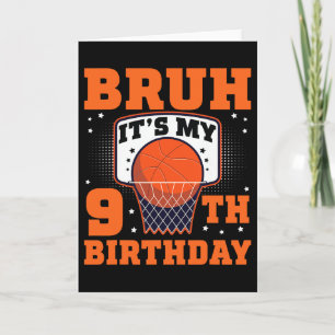 Mann, es ist mein 9. Geburtstag Sketll 9-jähriger Karte