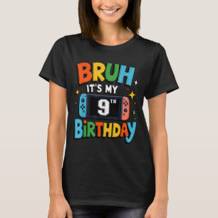 Mann Es Ist Mein 9. Geburtstags-Videospiel Für Jun T-Shirt