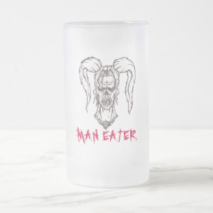 MANN-ESSER hohe mattierte Tasse