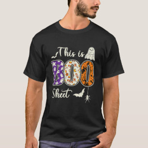 Mann Frau, das ist Bootschild Retro Ghost Funny Ha T-Shirt