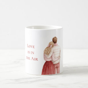 Mann Frau Liebe liegt in der Luft   Kaffeetasse