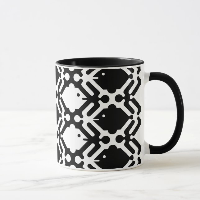 Mann-Frauen und Fische Tasse (Rechts)