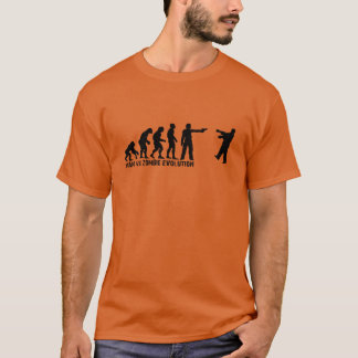 Mann gegen Zombie Evolution Freunde Freund T-Shirt