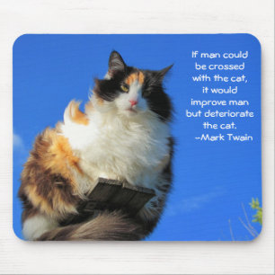 Mann gekreuzt mit Katze? - Twain Mousepad