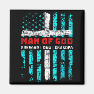 Mann Gott Ehemann Vater Opa Illustration Magnet