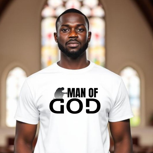 Mann Gottes - Betender Mann T-Shirt (Von Creator hochgeladen)