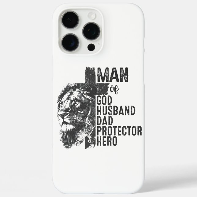 Mann Gottes Case-Mate iPhone Hülle (Rückseite)
