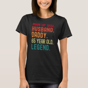 Mann Gottes Ehemann Vater Lustig 65. Geburtstag Vi T-Shirt