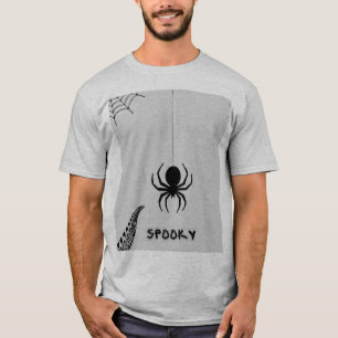 Mann Halb T-Shirt Spinnen Design