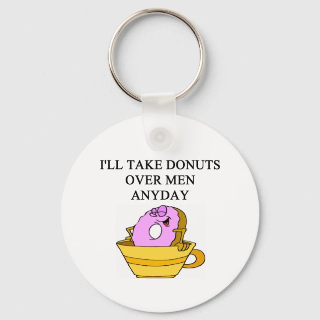 Mann hasende Frau Witz Schlüsselanhänger (Vorderseite)