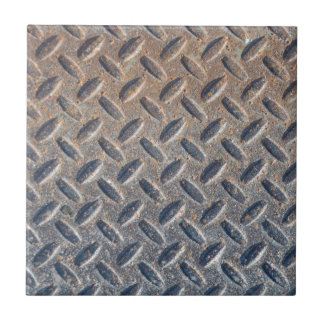 Mann-Höhlen-rostiger Industriediamant CheckerPlate Fliese