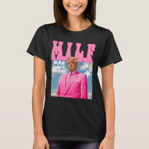 Mann I Liebe Felons Funny Trump Pink 2024 für Präs T-Shirt