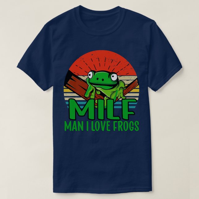 Mann I Liebe Frösche 2 T-Shirt (Design vorne)