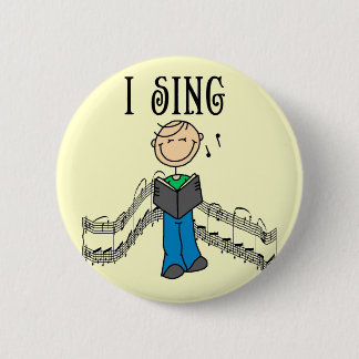 Mann I singen T - Shirts und Geschenke Button