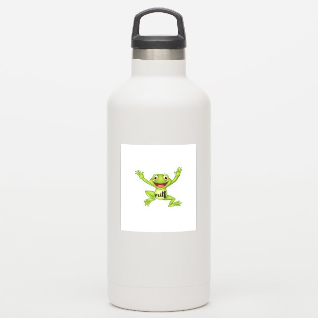 Mann, ich Liebe Frogs Aufkleber (Wassserflasche)