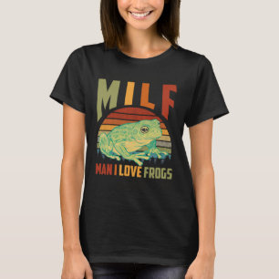 Mann, ich liebe Froschjagd Froschfänger Kröte Fros T-Shirt