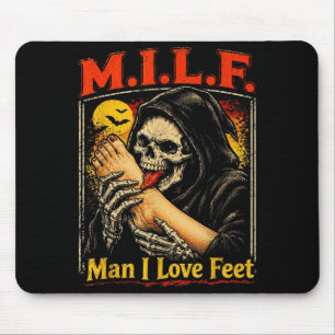 Mann, ich liebe Füße Unangemessener Humor Fuß Zehe Mousepad