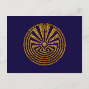 Mann im Labyrinth, Reise durchs Leben, I'itoi, Postkarte