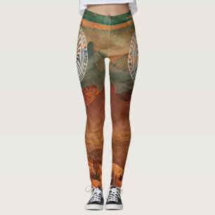 Mann im Maze [weiß] Leggings