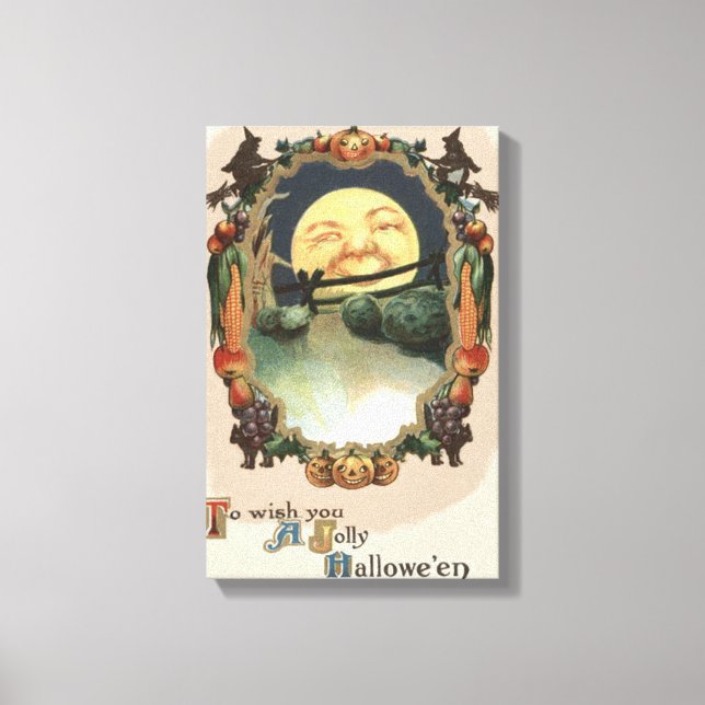 Mann in der Mondhütte Leinwanddruck (Vorderseite)