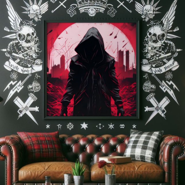 Mann in der postapokalyptischen Welt Fotodruck (Von Creator hochgeladen)