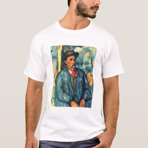 Mann in einem blauen Smock - Paul Cezanne - c1896 T-Shirt