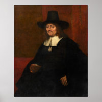 Mann in einem großen Hut - Rembrandt Fine Art Post