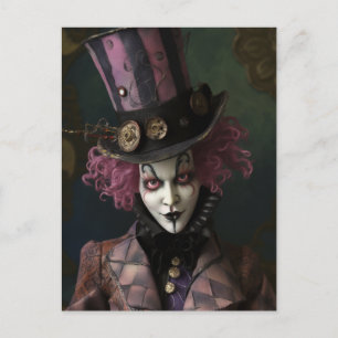 Mann in einem Tophat Postkarte