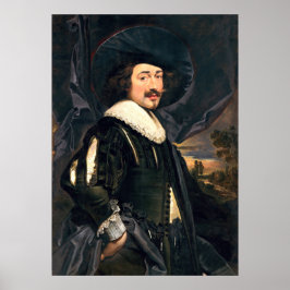 Mann in einem Wide Brimmed Hut - Jan Cossiers Fine Poster