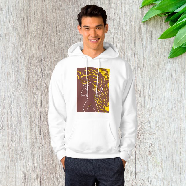 Mann in Feuergewehren Hoodie (Von Creator hochgeladen)