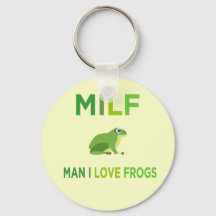 Mann in Liebe Frösche