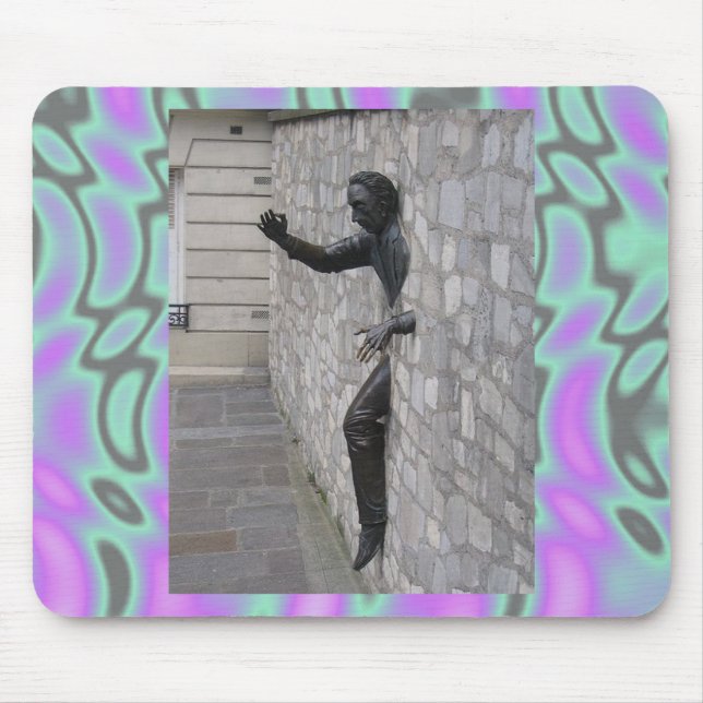 Mann in Paris Mouse Pad Mousepad (Vorne)