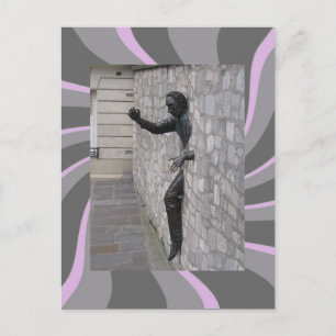 Mann in Paris Postcard Postkarte