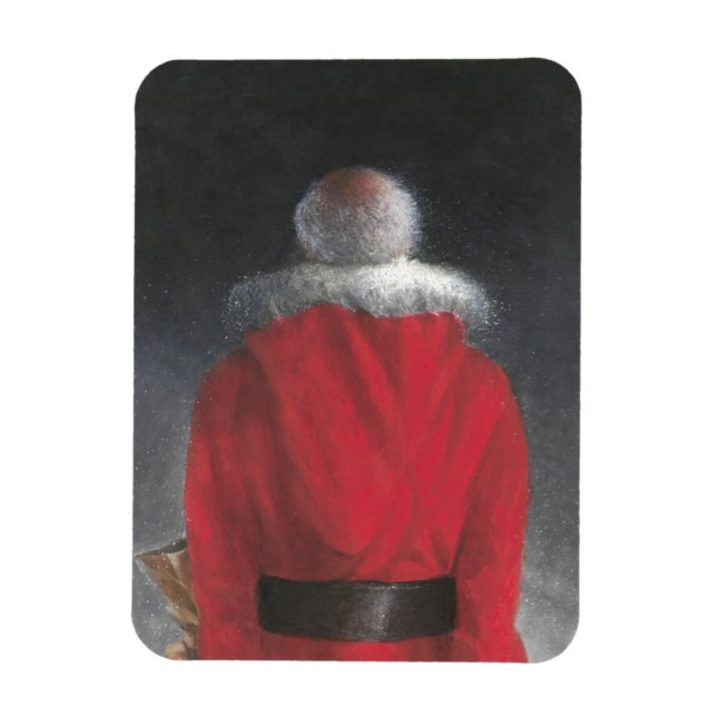 Mann in Red Coat Magnet (Vertikal)