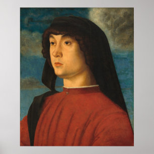 Mann in Rot - Giovanni Bellini Kunstdruck Poster