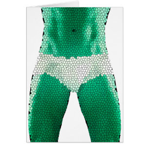 Mann in Unterwäsche