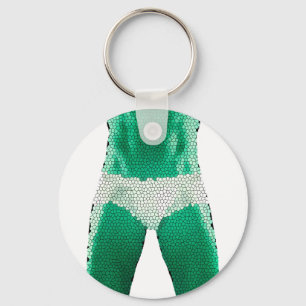 Mann in Unterwäsche Schlüsselanhänger