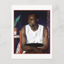 Mann in Weiß von Francis Cadell Postkarte