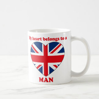 Mann Kaffeetasse