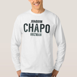 Mann-lange Hülse Joaquin-EL Chapo Guzman T-Shirt