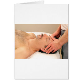 Mann Massage männliche Gesicht