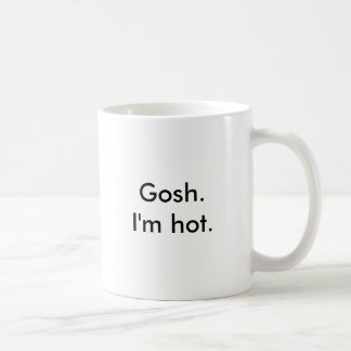 Mann. Mir ist heiß Kaffeetasse
