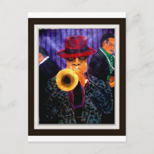 Mann mit dem goldenen Horn Postkarte