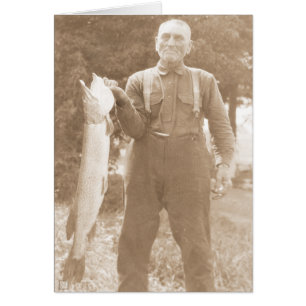 Mann mit einem Fisch