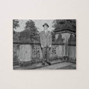 Mann mit Hut Puzzle