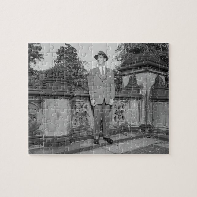 Mann mit Hut Puzzle (Horizontal)