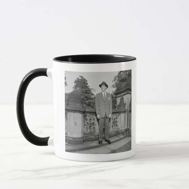 Mann mit Hut Tasse (Links)