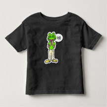 Mann mit lächelndem Frog Head AI Art