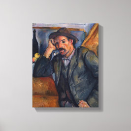 Mann mit Rohr - Paul Cezanne - c1890 Leinwanddruck